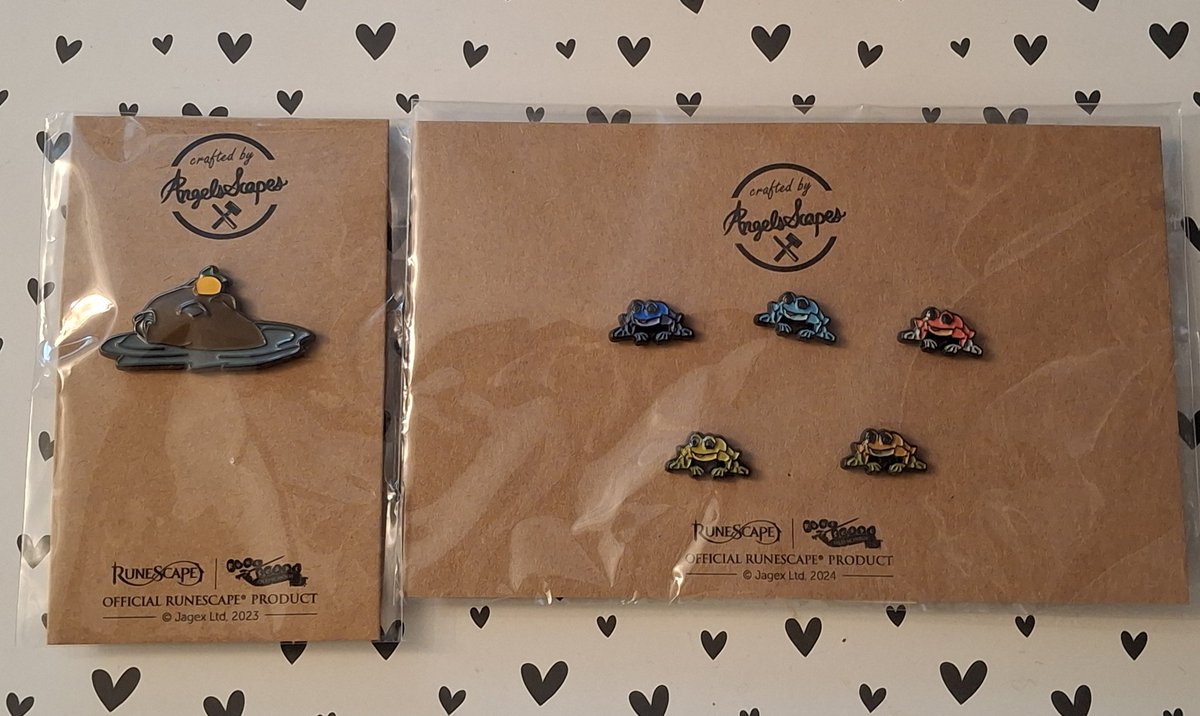 My pins are here and they're so cute! 😊