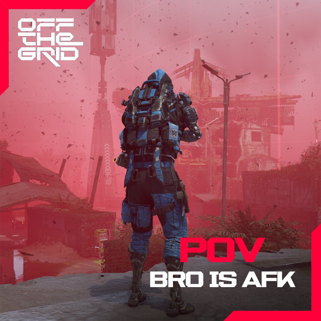 Tag your squad mate who always goes AFK: \, image size:1080x1080