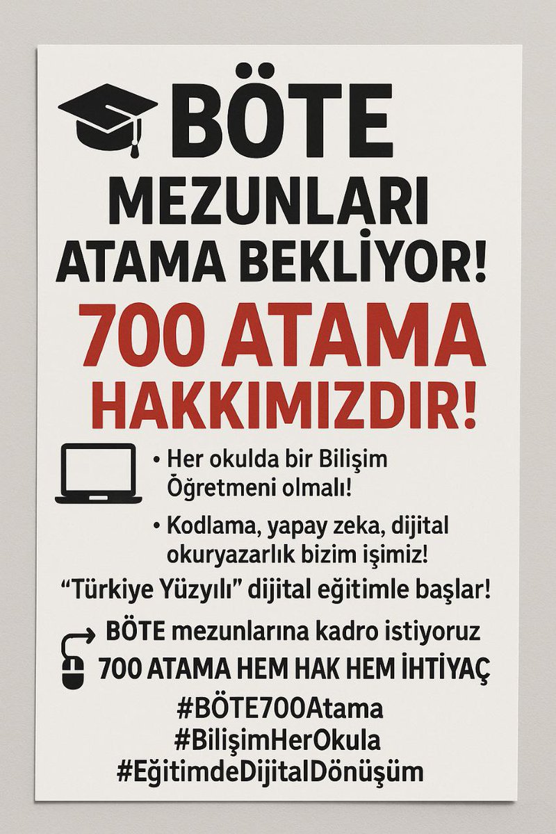 btoplatformu's tweet photo. İstek değil ihtiyaç #böteye700atama https://t.co/7bVMduTBQQ