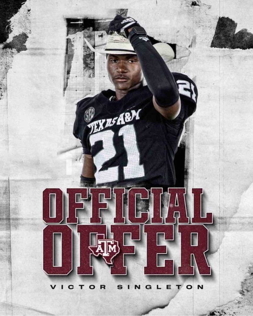 Victor singleton (@victorsin__) on Twitter photo Let’s do it!! <a href="/AggieFootball/">Texas A&M Football</a> Let’s do it!! <a href="/AggieFootball/">Texas A&M Football</a>