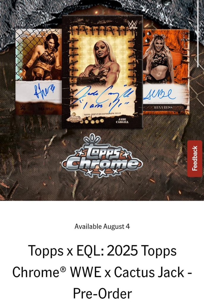 TopofCard's tweet image. Alright!! Let’s go! Finally!! 
Cactus Jack WWE EQL Drop THIS COMING MONDAY!!