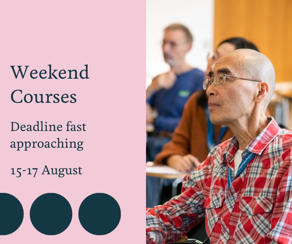 Cambridge_PACE's tweet image. The deadline for our August weekend courses is fast approaching ❗ 

📅 15–17 August 2025 📝 Apply by 10 August 🌿 Beautiful gardens, bright minds, brilliant conversation.

Explore your next step: bit.ly/4lboCTX

#WeekendCourse #Cambridge #LifeContinuesSoDoesLearning