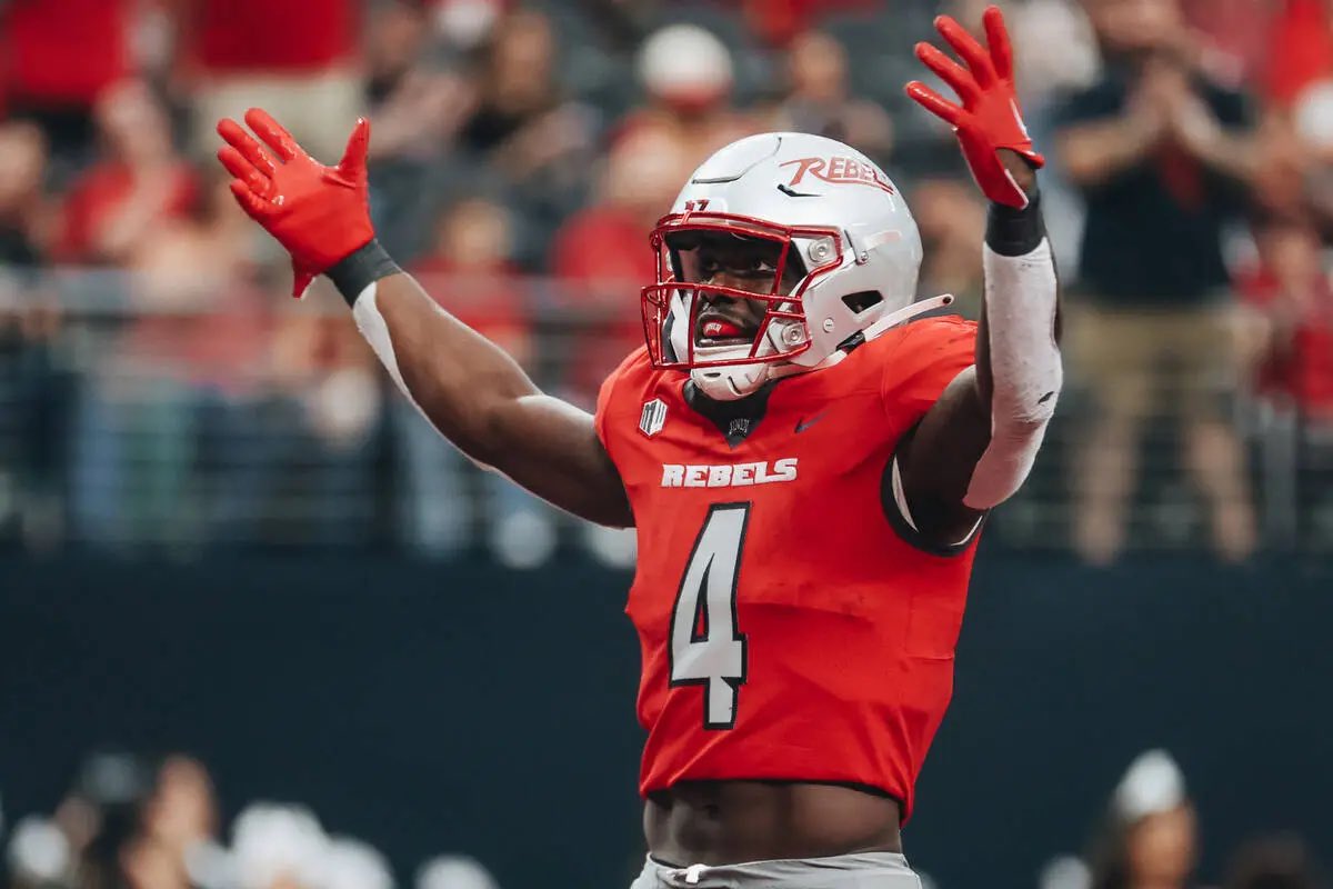 #AGTG After a GREAT conversation with <a href="/Qoach_Deuce/">Denzel Nickerson</a> I am BLESSED to have received my 5th offer from the UNIVERSITY OF LAS VEGAS
<a href="/Ralph_Lam21/">Ralph_Lam</a> <a href="/CoachLandgraf_/">Charlie Landgraf</a> <a href="/ccramfootball/">CC Ram Football</a> <a href="/JordanJ_/">Jordan Johnson</a> <a href="/BrandonHuffman/">Brandon Huffman</a> <a href="/AndrewNemec/">Andrew Nemec</a> <a href="/coachqganther/">Quinton Ganther</a> <a href="/RecruitGeorgia/">Recruit Georgia</a> <a href="/physique_bgd/">physique_bgd</a> <a href="/CoachK_Brown/">Coach K.B</a>