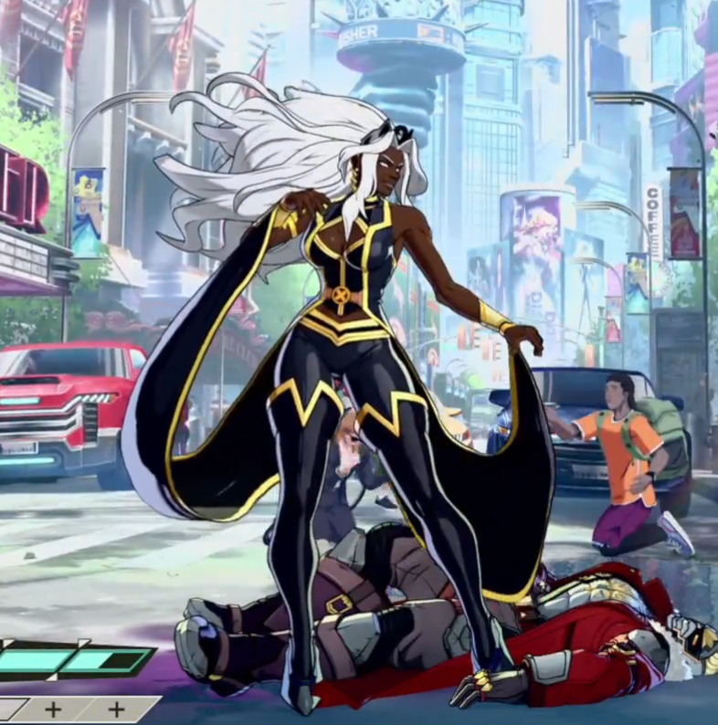MARVEL TOKON'S STORM ALTERNATE COLOR 

SHE LOOKS SO DAMN PRETTY