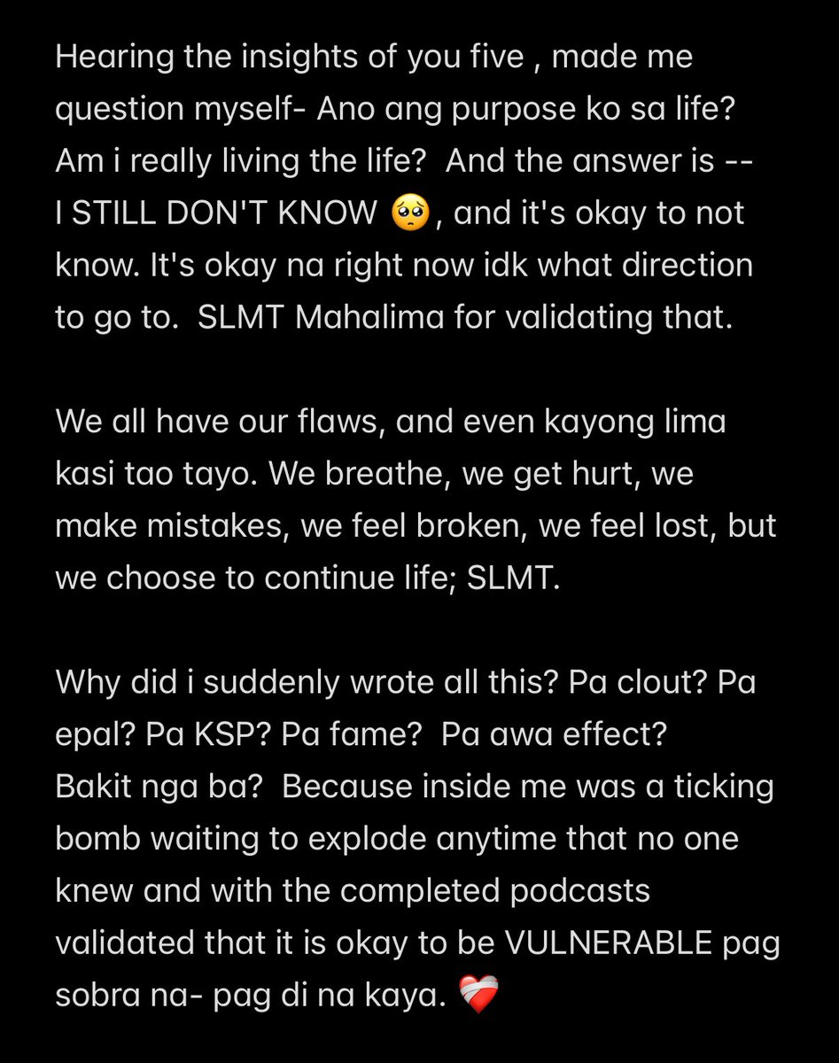AngheLniJunard's tweet photo. โค๏ธโ๐ฉน SLMT STELL ... SLMT MAHALIMA ๐ค
@SB19Official #SB19
#TimeFirst #SB19TimeFirstPodcast https://t.co/0qnsAsvUus