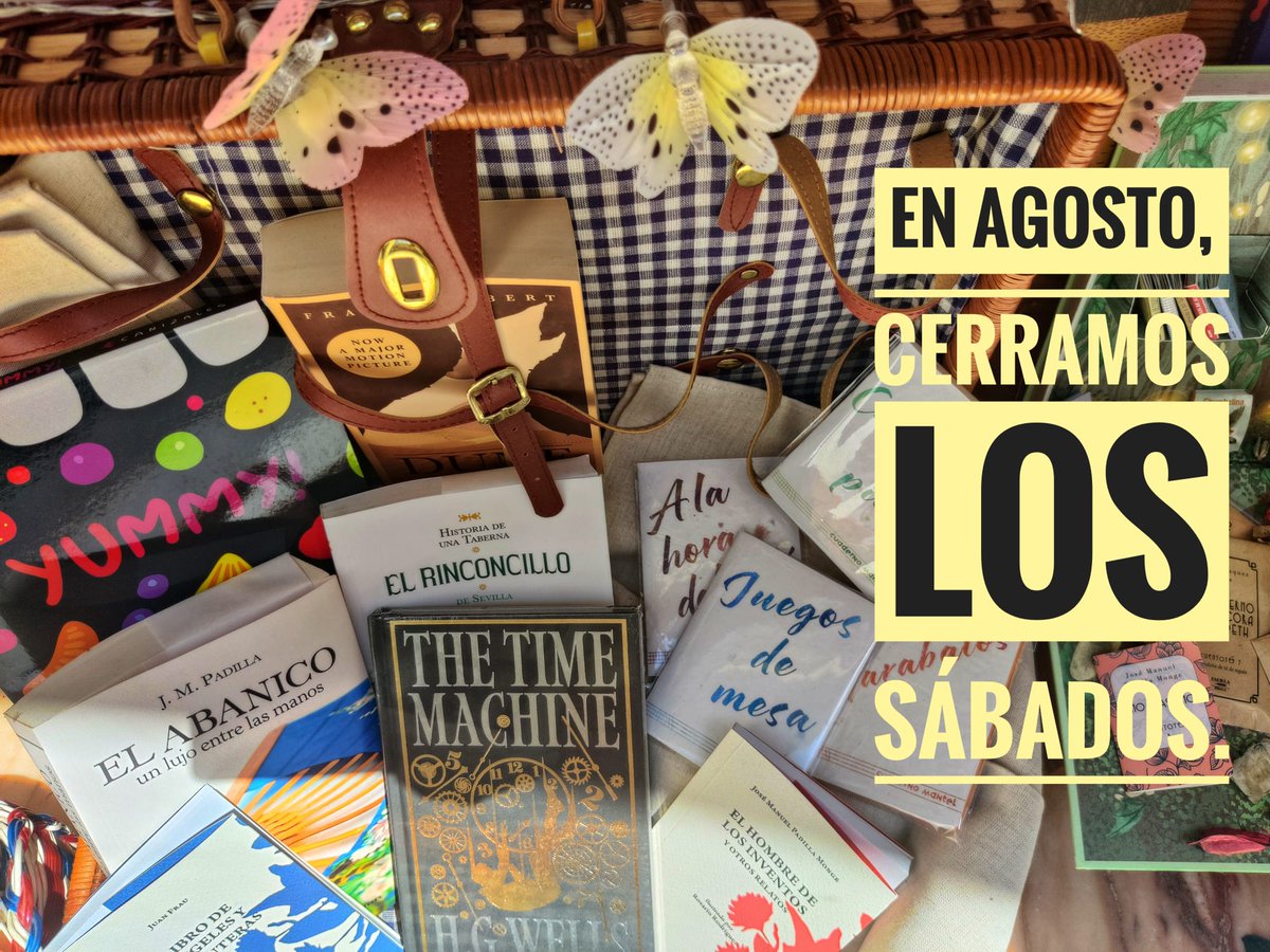 Durante el mes de agosto estaremos cerrados los sábado. Nuestro horario será de lunes a viernes, de 10 a 14h y de 17 a 20h.
¡Minivacaciones!
