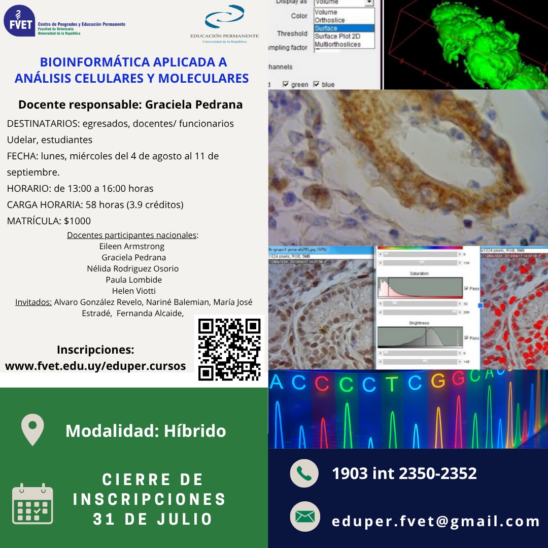 📚🗣️ CURSO DE EDUCACIÓN PERMANENTE

👉 Hay becas para estudiantes, se mantienen las inscripciones durante el fin de semana.

📍 Algunas clases que serán por zoom y otras presenciales.

Más información:
fvet.edu.uy/curso-de-educa…