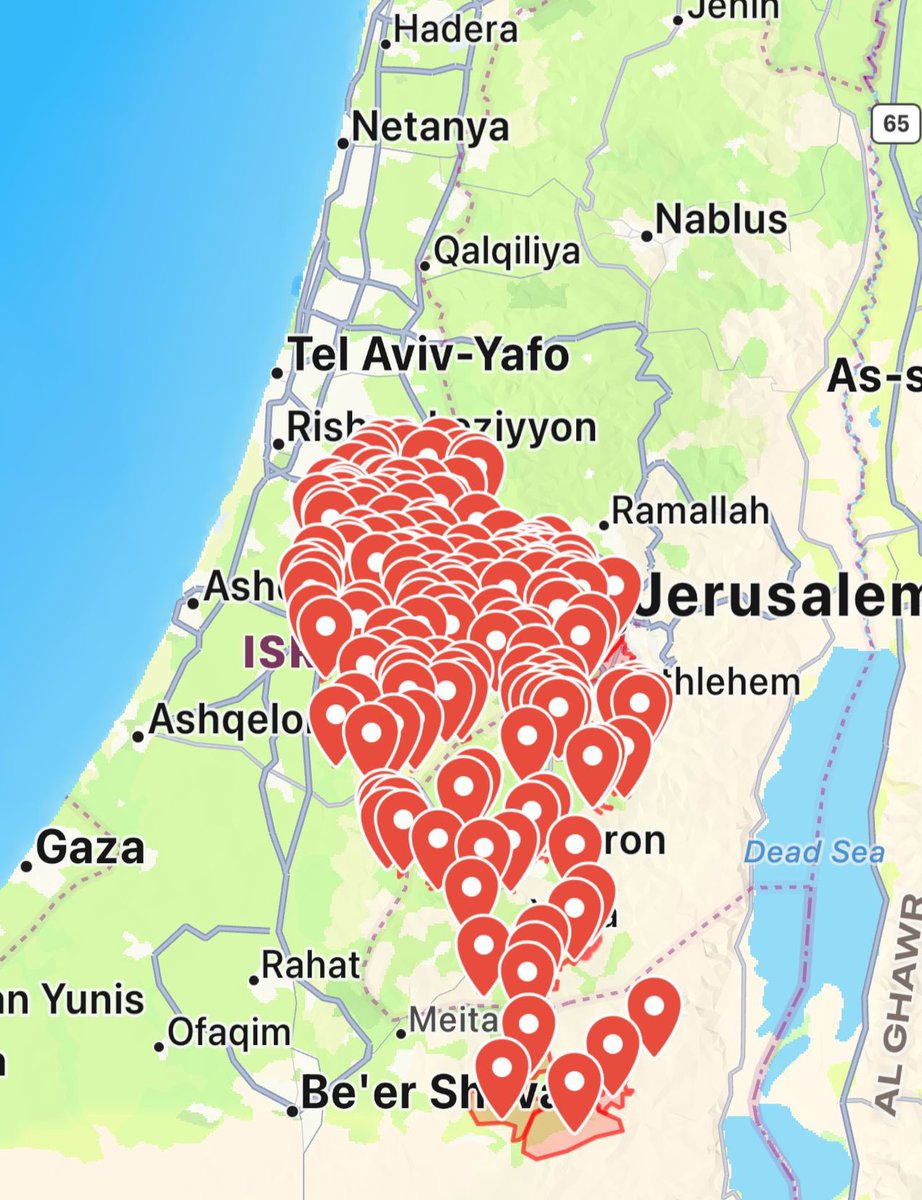 🚨Les sirènes retentissent dans plusieurs régions d’Israël en raison d’un tir de missile en provenance du Yémen🚨