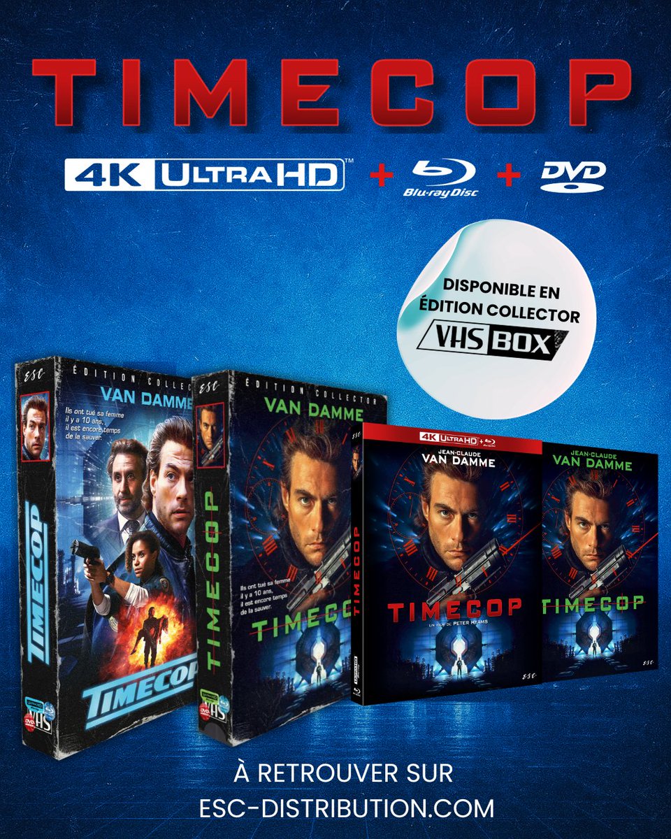 ESC_Films_'s tweet image. 👮🏻‍♂️ TIMECOP EST TOUJOURS DISPONIBLE À LA PRÉCOMMANDE !

🛒 Pour profiter de -10 % en le précommandant, c'est juste ici 👉🏻 bit.ly/TIMECOP

#timecop #jcvd #jeanclaudevandamme #vhsbox