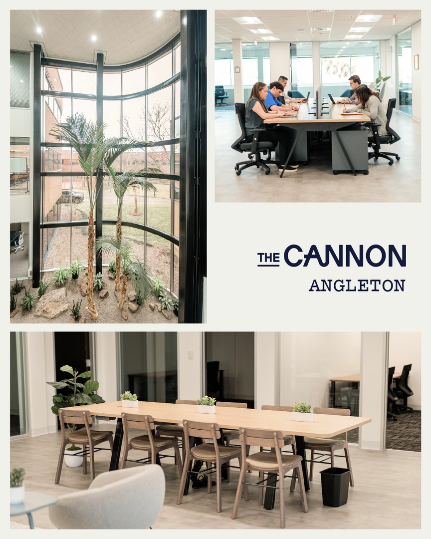 Coworking has arrived in Angleton! 👋

The Cannon has brought its signature community-focused workspace to one of Brazoria County’s fastest-growing areas. Get productive with us and schedule your tour today. heyor.ca/YjMgAq

#Angleton #TheCannonCommunity #TheCannon