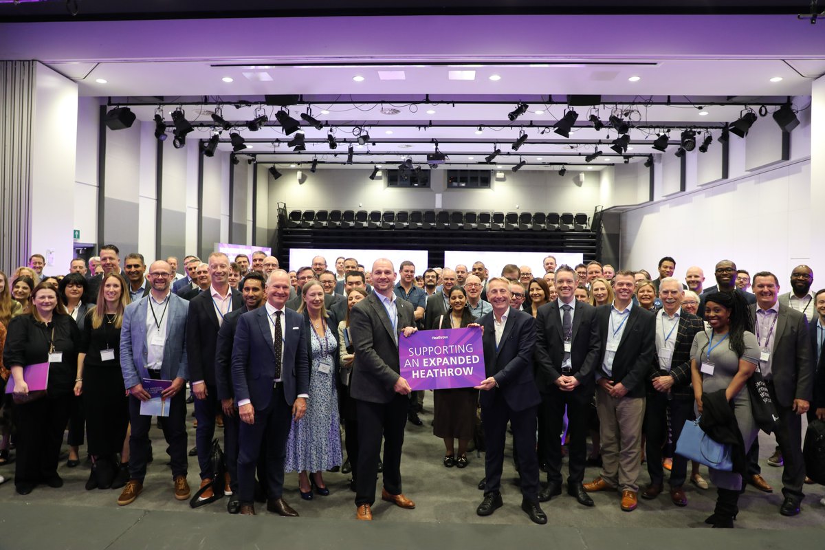 📣 This morning we held an event launching our plans for expanding Heathrow. The range of support from across the UK was shown through business leaders, trade unions, local communities, and regional chambers all backing a stronger, better-connected future.

Thank you to everyone