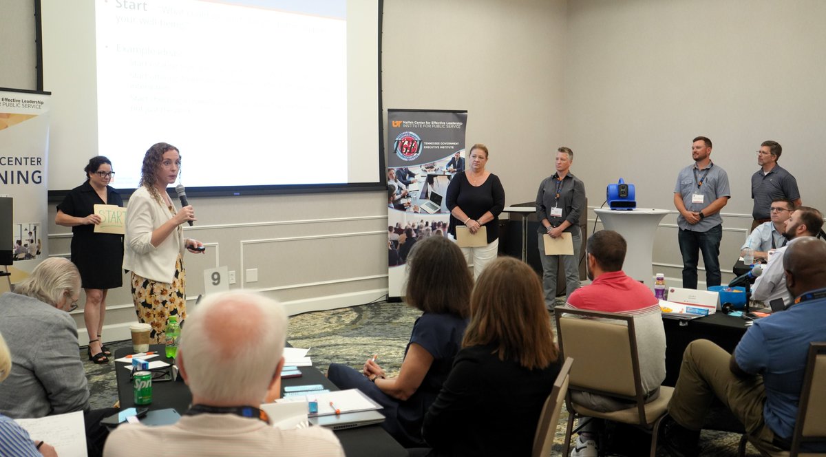 Naifeh_Center's tweet image. 🎤 Fresh perspectives and bold solutions at #TGEI2025!

Participants delivered their Executive Challenge Presentations, tackling real-world issues with innovation, teamwork, and purpose. 👏💡

#LeadershipDevelopment #ExecutiveChallenge #StateOfTennessee