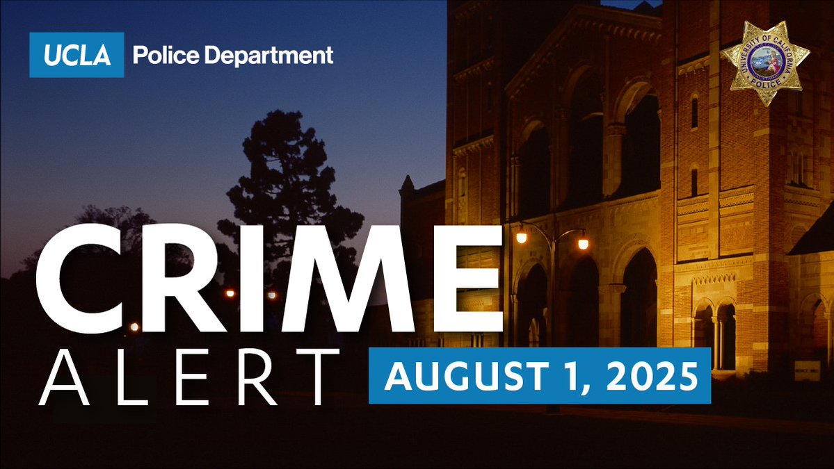 CRIME ALERT: An on-campus robbery occurred early this morning at De Neve Plaza. 

Learn more: ucla.app.box.com/v/crime-alert-…