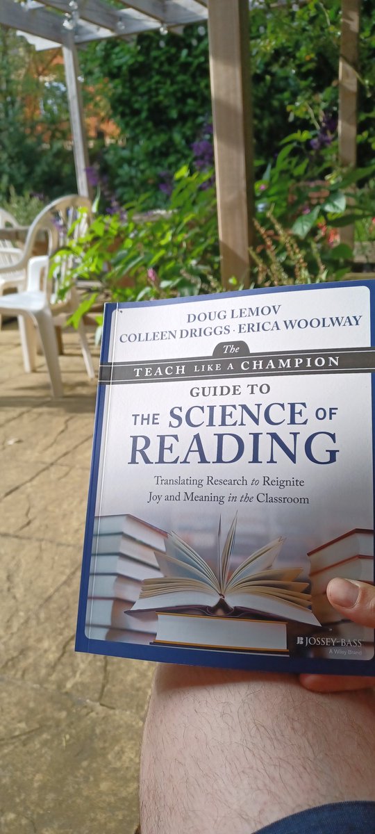 My summer reading has officially arrived! ☀️📖 The Teach Like a Champion Guide to the Science of Reading is next on my list—can’t wait to explore how evidence-based strategies can transform classroom practice. #SummerPD #ScienceOfReading 
<a href="/TeachLikeAChamp/">Teach Like a Champion</a>