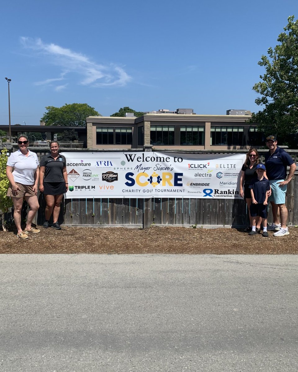 stcgcc's tweet image. A fantastic day on the links for a great cause! ⛳️✨
Honoured to host Mayor Mat Siscoe &amp;amp; the SCORE charity golf tournament last Monday.
Thanks to all who came out to support! 🙌 #SCOREStCatharines #StCatharines #Community