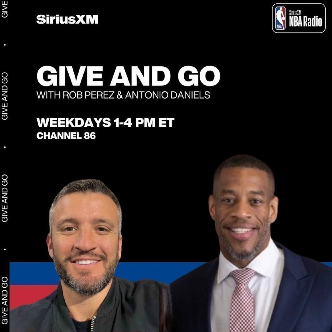 Rob Perez (@worldwidewob) on Twitter photo Live w/<a href="/adaniels33/">Antonio Daniels</a> on <a href="/SiriusXMNBA/">SiriusXM NBA Radio</a> Channel 86 for the next 3 hours.
π 855-NBA-JUMP
π‘ sxm.app.link/WorldWideWobNBA
- Mikal extension
- Boogie on Jokic
- LeBron pic
- Having a trainer for every skill
- 5 McConnells vs. 3 Wembanyamas Live w/<a href="/adaniels33/">Antonio Daniels</a> on <a href="/SiriusXMNBA/">SiriusXM NBA Radio</a> Channel 86 for the next 3 hours.
π 855-NBA-JUMP
π‘ sxm.app.link/WorldWideWobNBA
- Mikal extension
- Boogie on Jokic
- LeBron pic
- Having a trainer for every skill
- 5 McConnells vs. 3 Wembanyamas