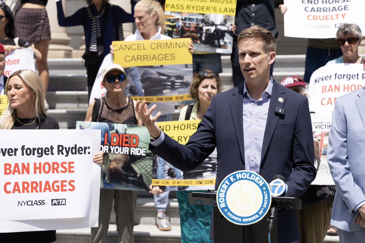 As the Council Member for the district where the stables are located — and where Ryder collapsed on the streets of Hell’s Kitchen and later died — I am outraged by what’s happening. Ryder was an ill, elderly horse who was approved by the City as “fit to work” and forced to pull a