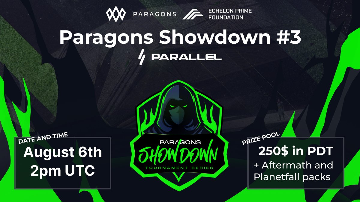 Paragons Showdown #3 is coming
Highlander format: only one copy of each card
Let’s see who thrives when every card matters
<a href="/ParallelTCG/">Parallel</a>

Community only. Link in comments 👇