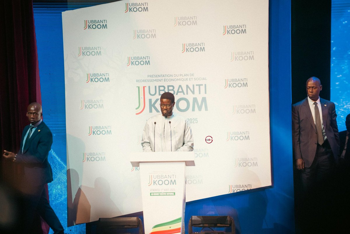 Grand Théâtre : Cérémonie de présentation du plan de redressement économique et social