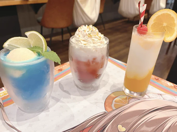 コラボカフェで一足先に試食しました どれも本当に美味しくて感動!!!! 夏にぴったりのメニューばかりなので、ぜひ食べてほしいです いよいよ明日からスタートです #karoryコラボカフェ #カフェアサン