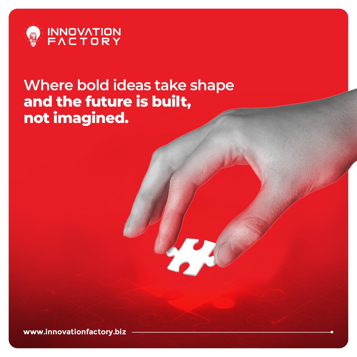 Where bold ideas come to life,
Innovation isn’t a concept — it’s a commitment. 🔥

We don’t wait for the future,
We build it for YOU! 🫵

#InnovationFactory #InnovationFactoryCommunity #Future #ForYou