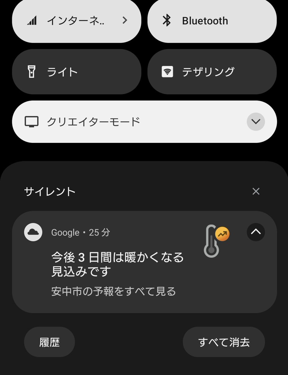 まるで寒かったような口ぶり、