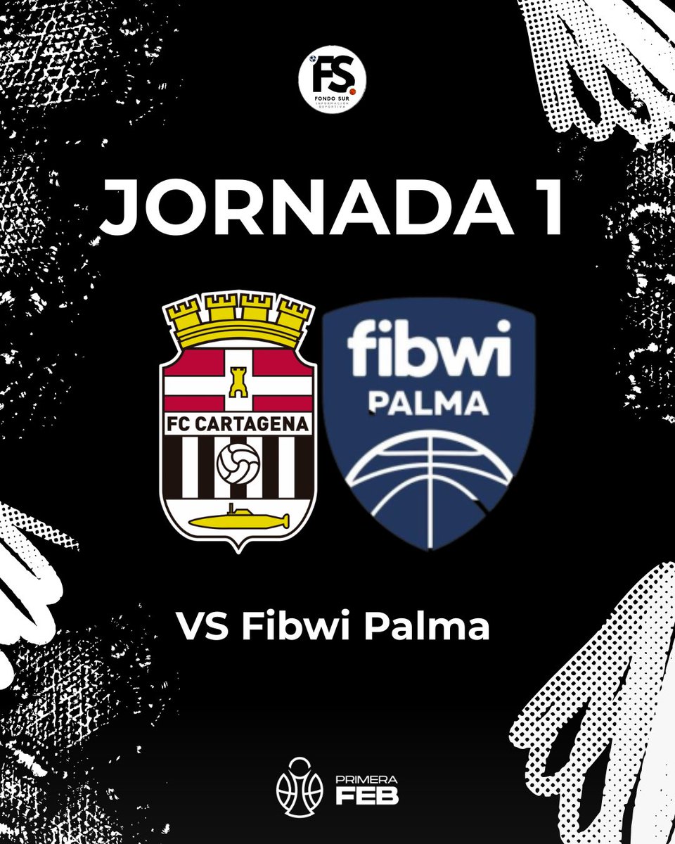 ✋ ¡Ya hay calendario oficial de #PrimeraFEB! ¡El <a href="/cb_cartagena/">Grupo Caesa Seguros FC Cartagena CB</a> jugará el primer partido en casa frente al <a href="/BahiaSanAgustin/">Fibwi Mallorca Bàsquet Palma</a> de <a href="/xabiberaza/">Xabi Beraza</a> 

▶️ Será el fin de semana del 27 de septiembre