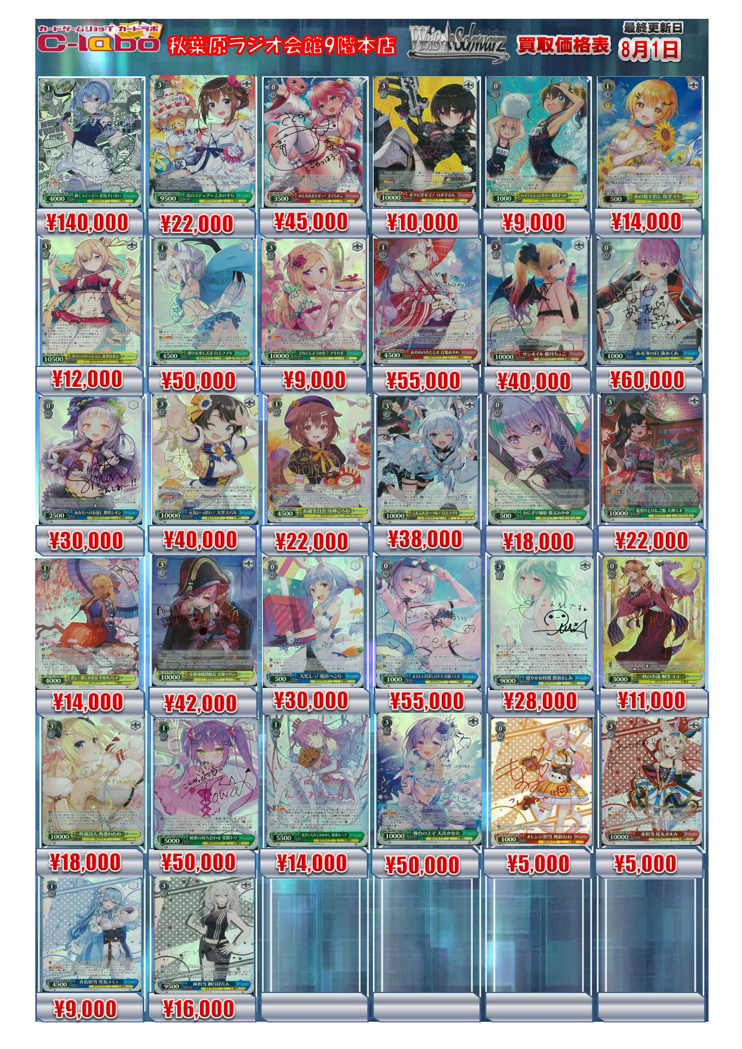九*。様 ヴァイスシュバルツ　大空スバル　ssp 2025年最新】大空スバル sspの人気アイテム - メルカリ