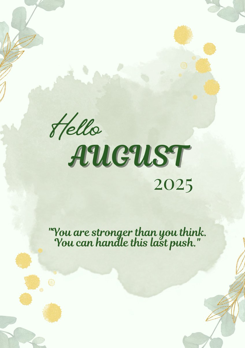 "You are stronger than you think. You can handle this last push."