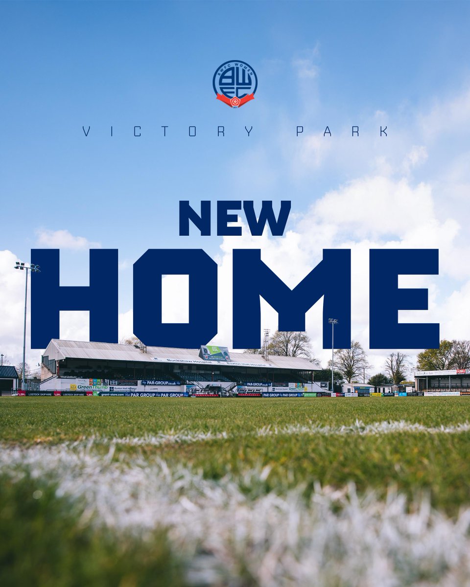🏟️🏠

We are delighted to confirm that <a href="/chorleyfc/">Chorley FC</a>’s Victory Park will be our home for the 2025/26 campaign!

👉 shorturl.at/V0Spe

#bwfc