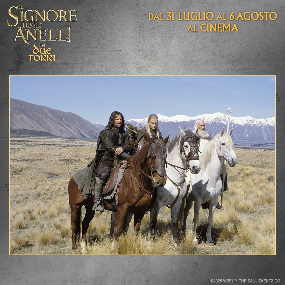 La battaglia per difendere la Terra di Mezzo è iniziata.

#IlSignoreDegliAnelli - Le Due Torri ti aspetta al cinema fino al 6 agosto.