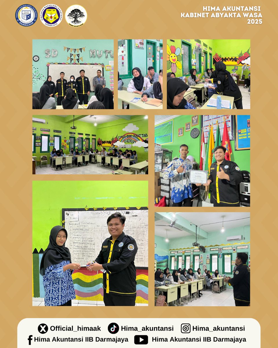 | 𝗚𝗢𝗘𝗦 𝗧𝗢 𝗦𝗖𝗛𝗢𝗢𝗟 |

HIMA Akuntansi beserta salah satu tim dari PMB telah melakukan kegiatan Goes To School ke SMK Muhammadiyah 2 Bandar Lampung (31/7/25).

#darmajayathebest
#kampusterbaik
#universitasterbaik
#himaakuntansiterbaik
#isnumberone