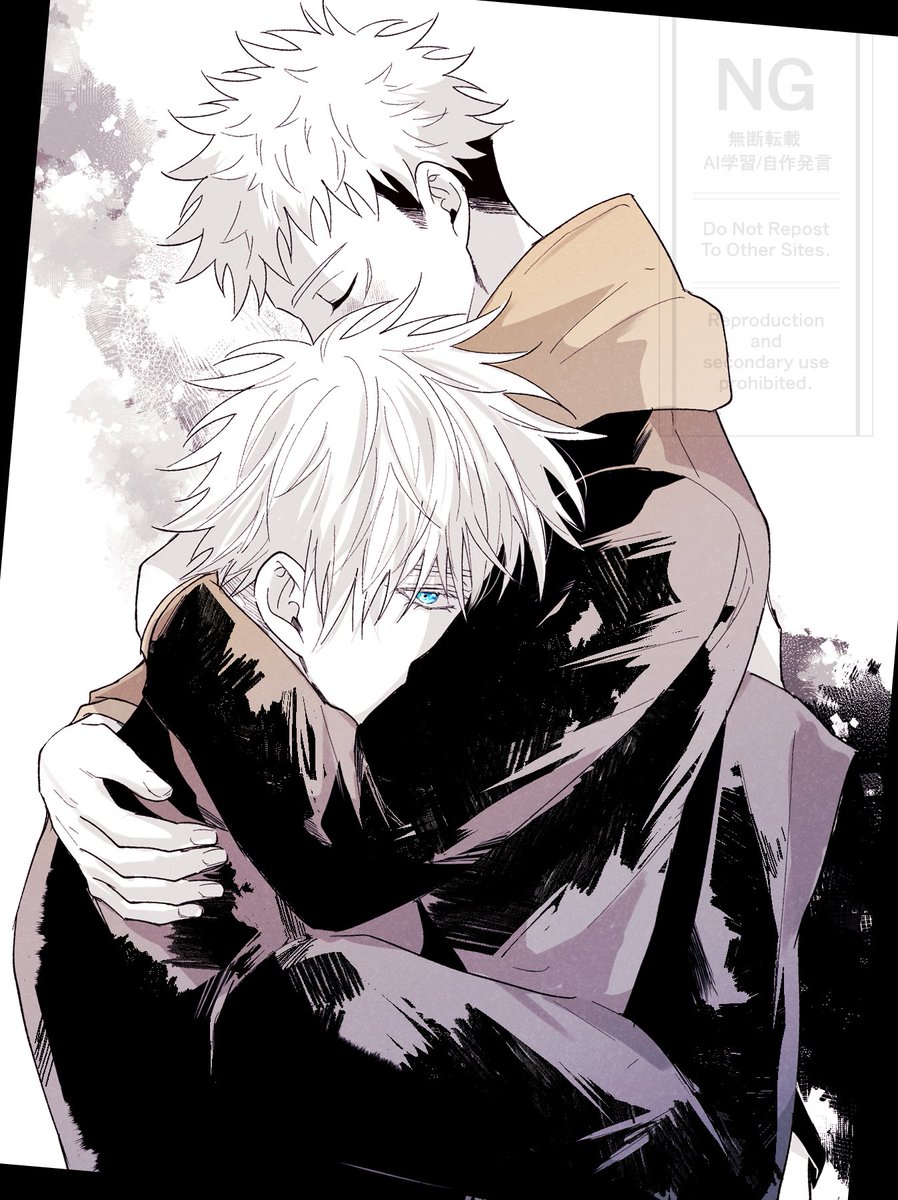 呪術廻戦　コスモワールド　虎杖悠仁　五条悟　五悠 五条悟 ,虎杖悠仁 「独占欲(五悠)」|綺羅@原稿中のイラスト