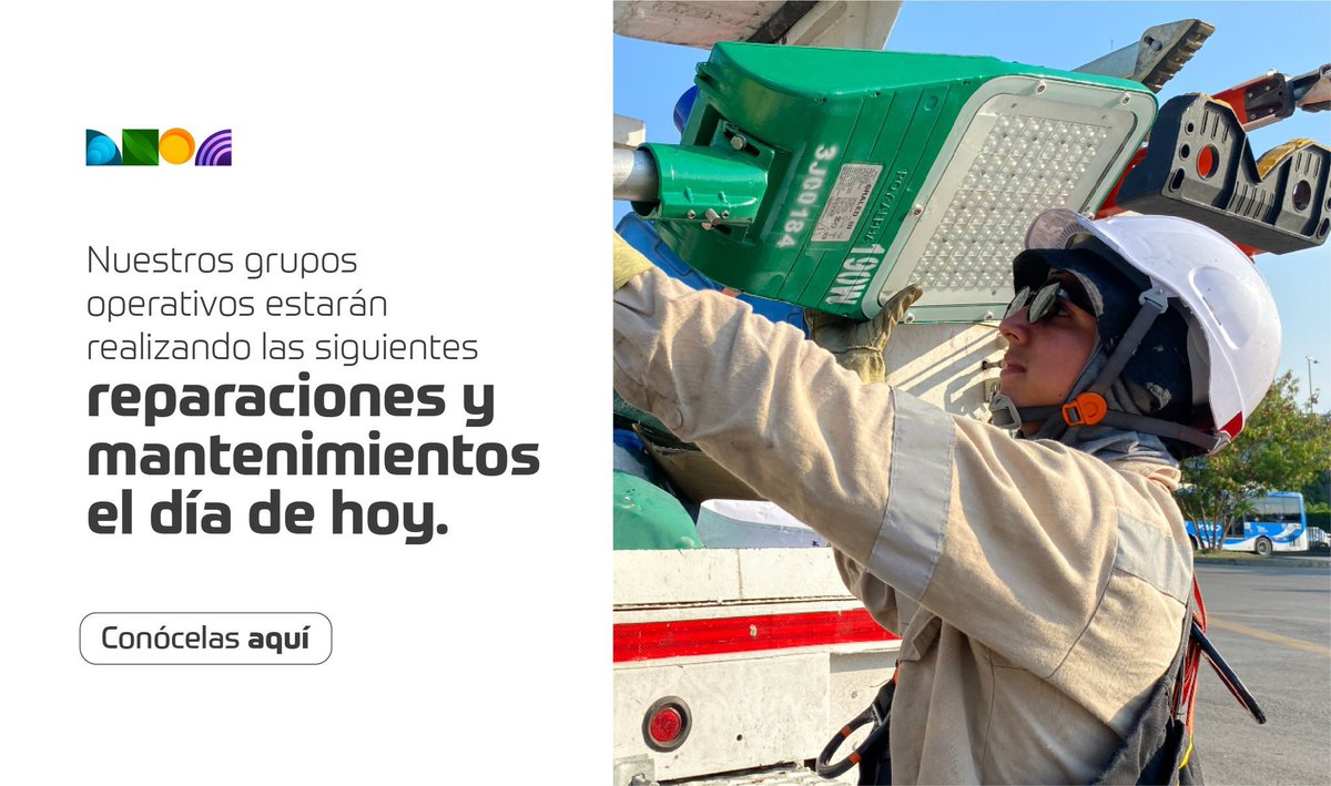 ¡Buenos días!

Nuestro equipo operativo estará en diferentes puntos de la ciudad realizando adecuaciones y mantenimiento.🧑‍🔧 

Cada acción es para brindarle un mejor servicio a los ciudadanos.✨

Ingrese aquí para conocer las reparaciones del día de hoy: emcali.com.co/w/acciones-en-…