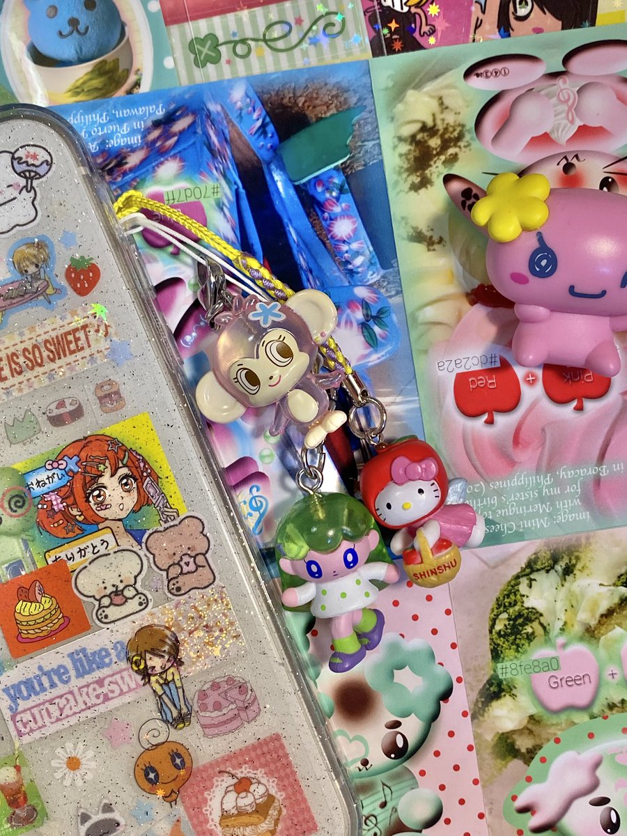 my phone case deco (⊃⸝⸝&gt;_&lt;⸝⸝)⊃⌒💘