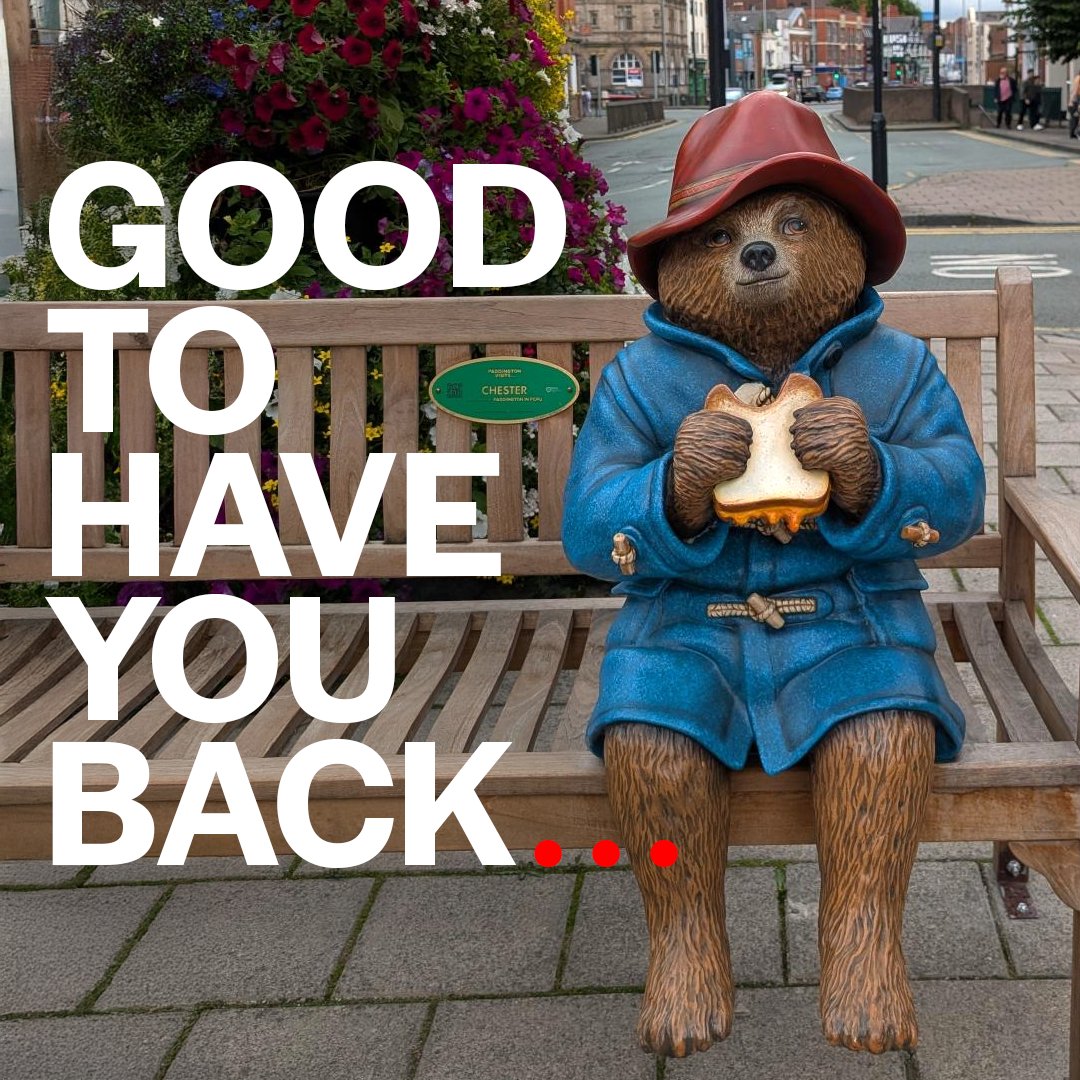 THAT BEER PLACE... (@thatbeerplacehq) on Twitter photo PLEASE LOOK AFTER THIS BEAR
Paddington’s back on the bench outside our place after a cheeky tour of Chester. You’ll find him out front, watching the world go by. Upstairs, we’ve got the perfect window seat to spy on him with a pint in hand.
Welcome back 🐻
<a href="/ShitChester/">12 years of Shitchester</a> PLEASE LOOK AFTER THIS BEAR
Paddington’s back on the bench outside our place after a cheeky tour of Chester. You’ll find him out front, watching the world go by. Upstairs, we’ve got the perfect window seat to spy on him with a pint in hand.
Welcome back 🐻
<a href="/ShitChester/">12 years of Shitchester</a>