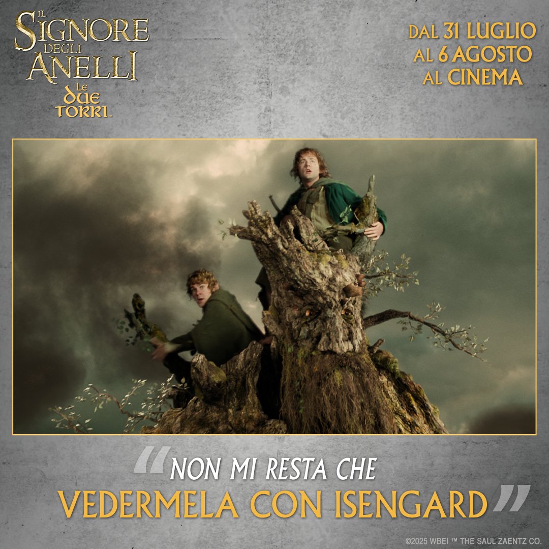 Barbalbero si è risvegliato. 
Una nuova, grande avventura è alle porte.

#IlSignoreDegliAnelli - Le Due Torri è al cinema fino al 6 agosto.
