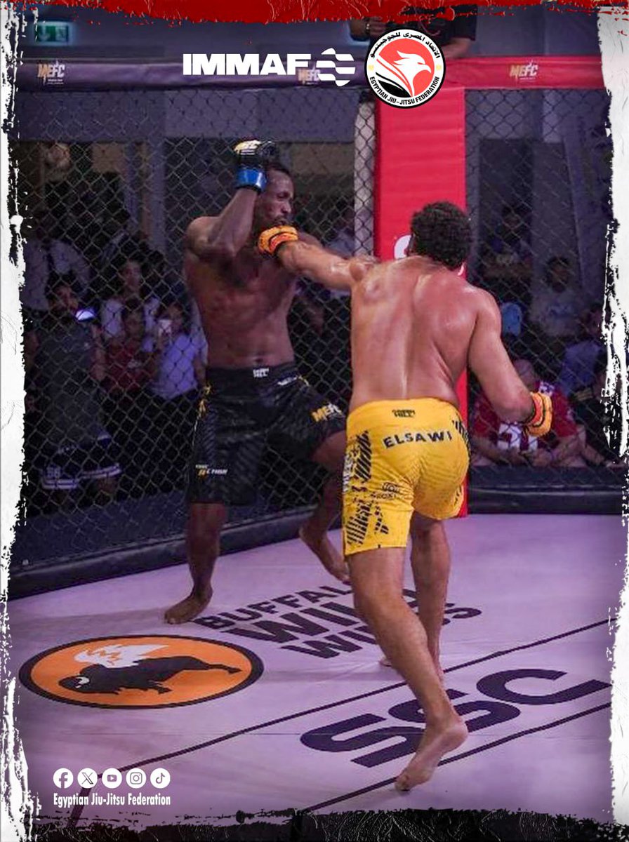 JiuJitsuEgypt's tweet photo. نفتخر ببطلنا المصري المقاتل الكابتن إبراهيم الصاوي بطل العالم في الـMMA وحامل الحزام الأسود في الجوجيتسو 🚨🥇💪

#JiuJitsuEgypt #IMMAf #MMAEGYPT https://t.co/0Pzr26aaut