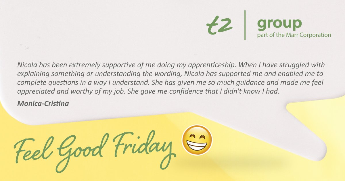 t2apprentice's tweet image. Feel Good Friday – The Power of Encouragement
This week, we’re celebrating two brilliant learners and the incredible support that’s helped them thrive 👏 Supportive learning environments empower people to achieve more than they ever thought possible. 
#FeelGoodFriday