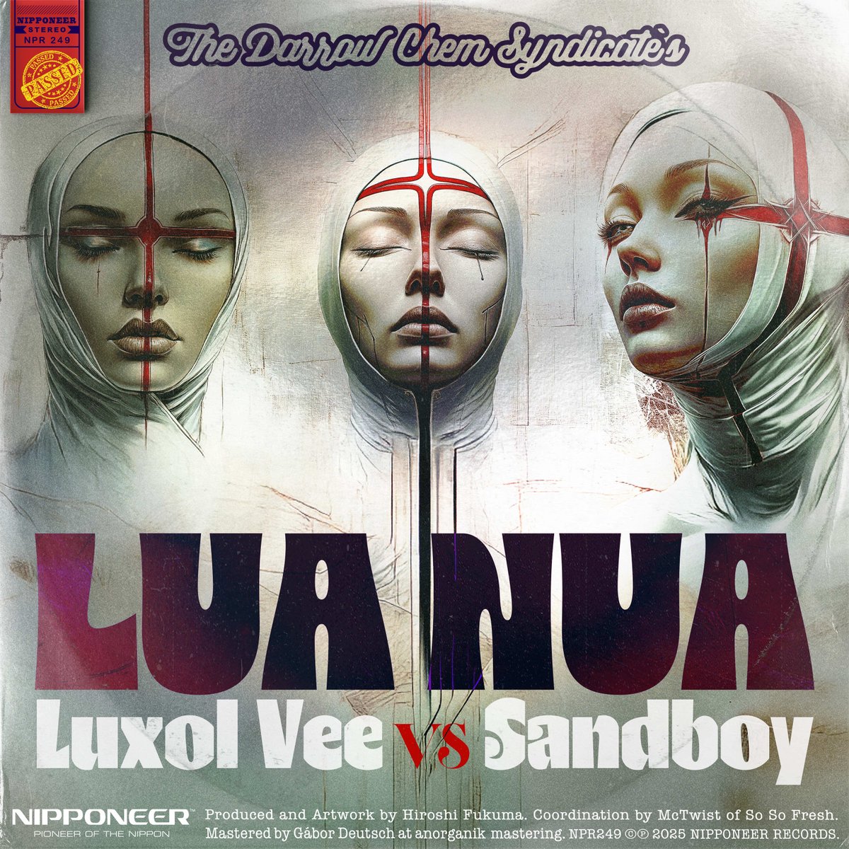 🔴 Lua Nua – The Darrow Chem Syndicate
Remixed by Luxol Vee vs Sandboy
Sacred textures. Razor-sharp mechanics.
Out Aug 14 | NPR249
🎧on.soundcloud.com/BEPoEHH5pY1dzX…

#LuaNua #Breakbeat #UKBass #LuxolVee #Sandboy #Nipponeer #NewDrop