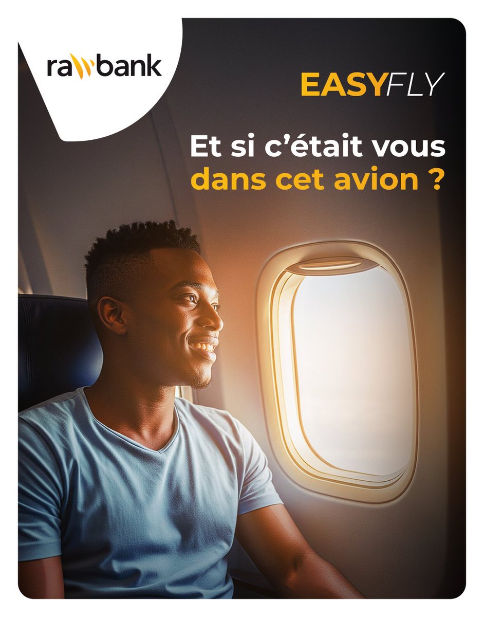 Rawbank_sa's tweet photo. #EASYFLY
✈️ Et si cet été, c’était vous dans cet avion ?
Vous rêvez de vacances, de déconnexion, de moments inoubliables avec vos proches ?
Avec Easyfly, votre rêve de voyage devient réalité.
Un crédit simple et rapide, spécialement conçu pour les salariés comme vous. Ne laissez pas passer une autre année sans vivre l’évasion que vous méritez 👉 https://t.co/DP4jmAI6CK
#Rawbank #RDC #Audeladunebanque #