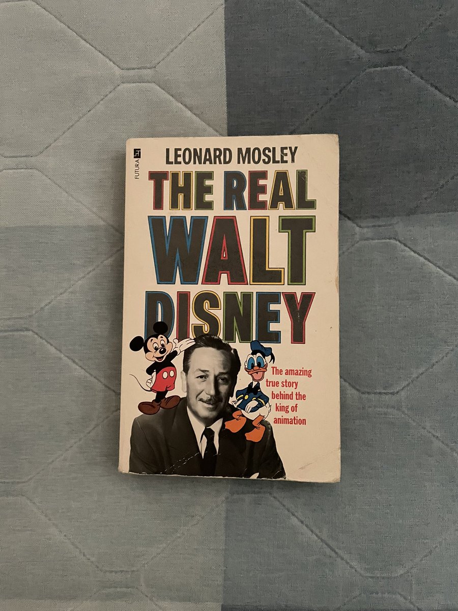 My Disney Stuff: The Real Walt Disney by Leonard Mosley

This is a biography I’d never heard of. I haven’t read it yet, but based on the description on the back cover it looks to be a fairly unflattering portrayal.