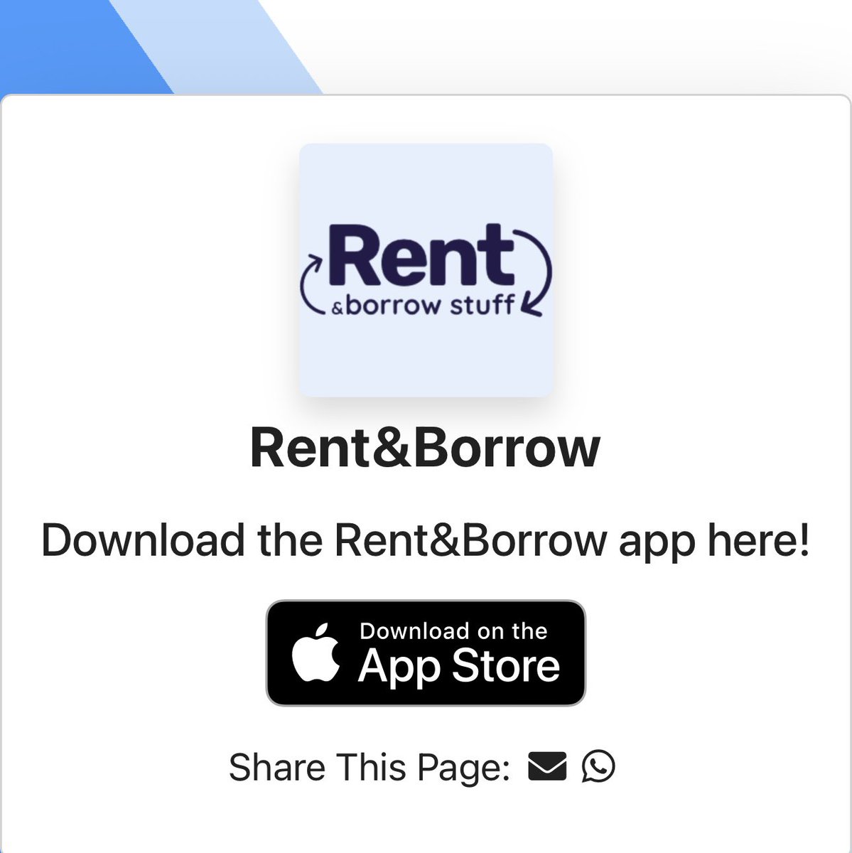 rent_borrow's tweet photo. Finally after jumping through some Google shaped hoops Rent and Borrow stuff is now also available on the Play Store.
#app #apple #android 
Please spread the word https://t.co/urc8nVEdSd