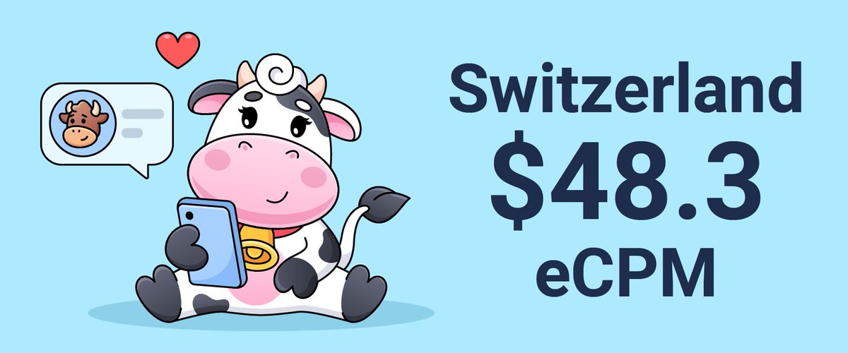 lospollos_team's tweet image. 🇨🇭 Switzerland tops the eCPM chart for Casual Dating in 2025 — $48.3!

See why it&apos;s the #1 GEO: v.gd/MJ54Tb

#eCPM #DatingOffers #AffiliateTips