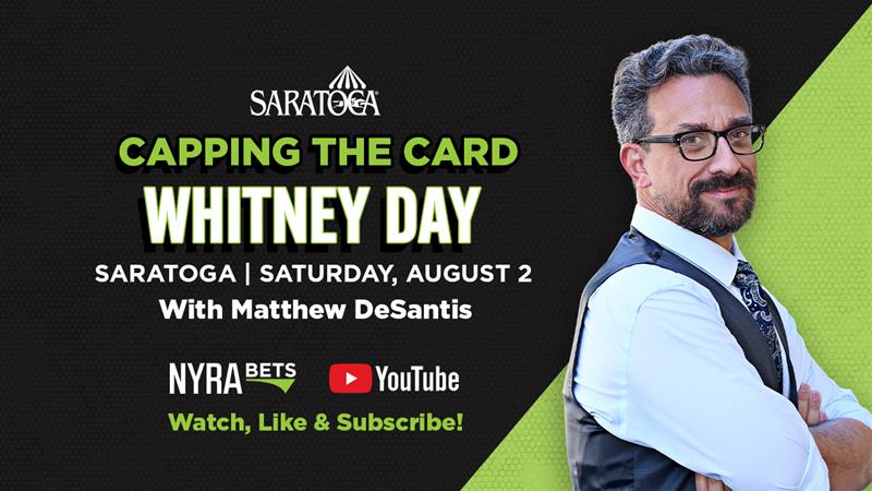 It's a glorious start to the weekend, so get ready for Whitney Day at #Saratoga with the latest Capping the Card on <a href="/NYRABets/">NYRA Bets</a> YouTube.

I cover ALL 13 races with my top pick and value play.  Amazing card with loads of value. #HorseRacing #HorseRacingTips

youtu.be/EUjXglpC7Sc