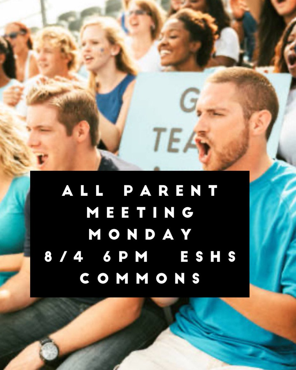 Starting out August with our preseason All Parent meeting where you will see how your generous donations will be used, hear from Coach and get valuable information about the coming season.