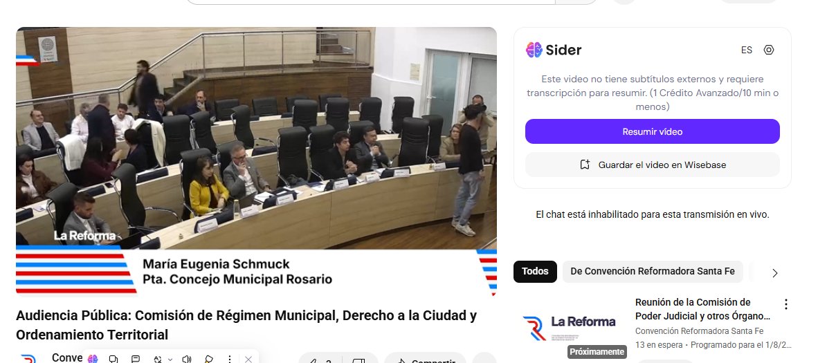 🔴 Ya comenzó la Audiencia Pública organizada por la Comisión de Régimen Municipal, Derecho a la Ciudad y Ordenamiento Territorial! 📷 Seguila por acá 👇youtube.com/watch?v=6i_LmV… #SantaFeReforma #ReformaConstitucional #SantaFe