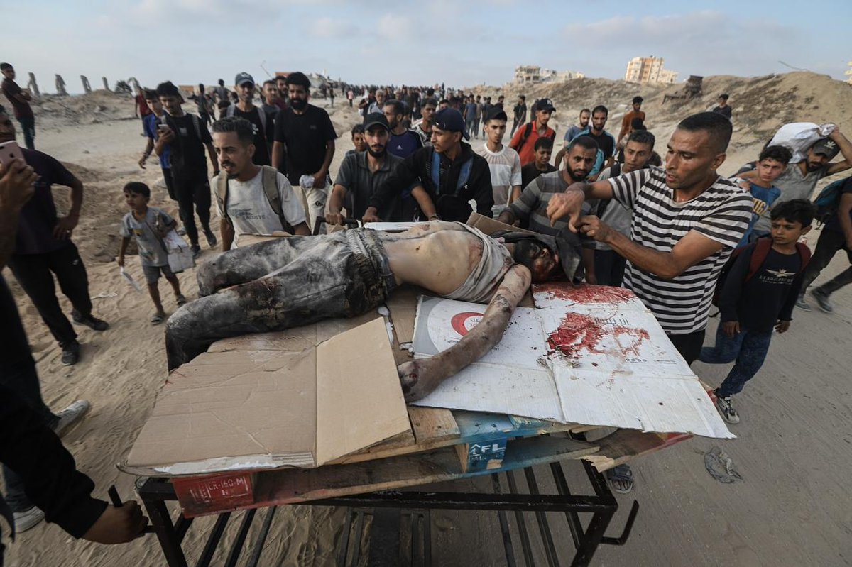 عاجل | تجمع عشائر غزة: كل يوم يســتــشــهد نحو 90 فلسطينيا فهل هذا يرضي العالم الحر

#غزه_تموت_جوعاً
#غزة_تناديكم