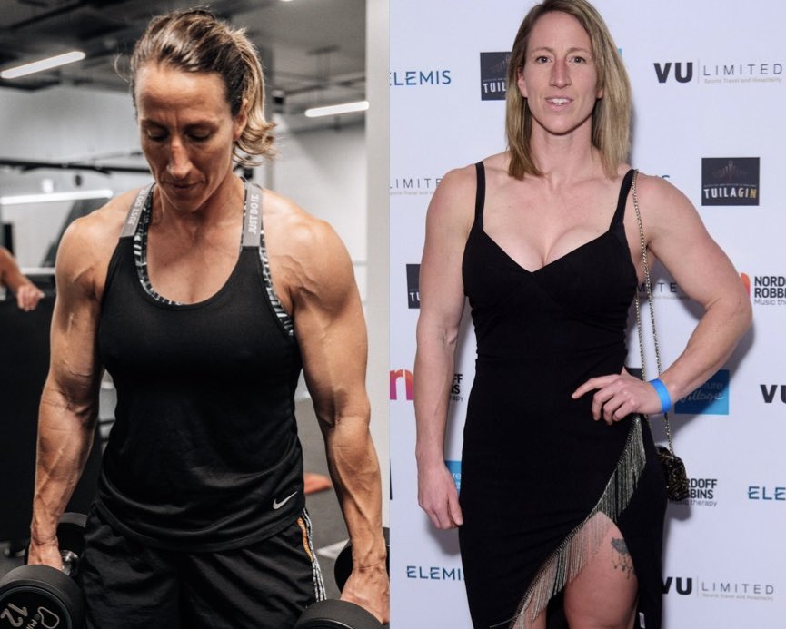 ‘You look like a man’

A line that trolls like to say to me a lot.

I love lifting weights and I also love dressing up.

People will say I look more feminine in the dressed up photo, but to be honest I feel great both.

If anything I feel most confident when I’m in the gym.

So