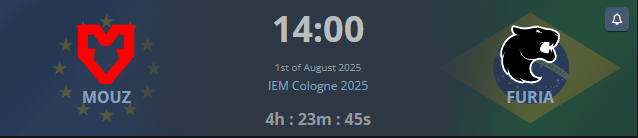 Quem será o MVP desse passeio que a FURIA vai aplicar na MOUZ?

me: MOLODOY